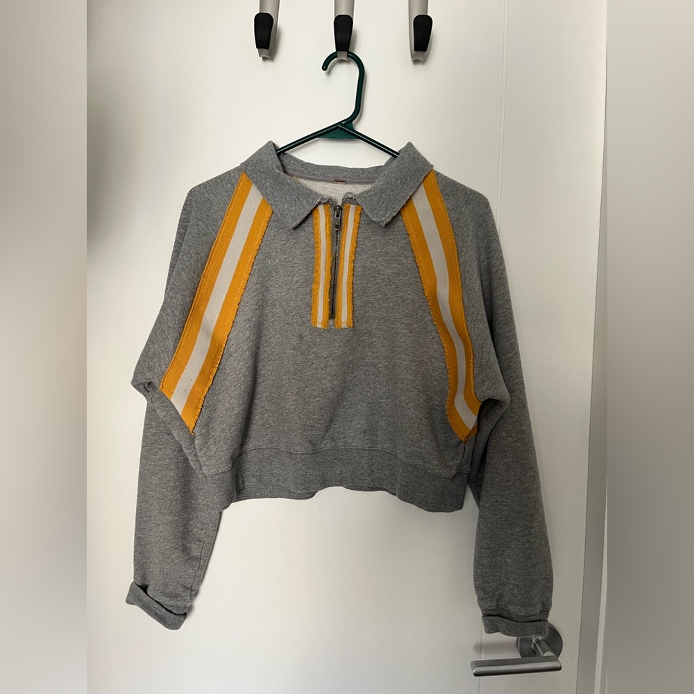 FP Crop Zip Pullover